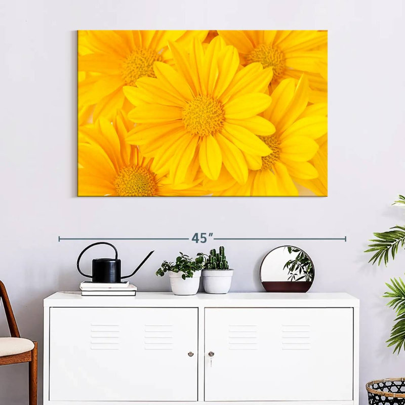 Marguerites jaunes Harnek, H 26 po x l 39 po