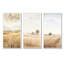 Prairie beauté dévoilée - ensemble de 3 impressions sur toile prairies-871960112-871960117