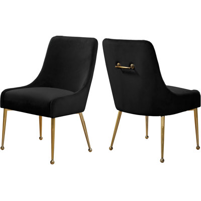 Owen Velvet Upholstered Side ChaiR