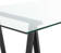 Glass Top Metal Base