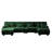 Free Combination Modular Sectional Sofa,U Shaped Couch For Living Room, 4-Seater Comfy Cloud Couch With 2 Ottomans, Chenille-231708670