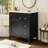 Modern Bathroom Vanity with Ceramic Sink and Multiple Storage Options-112430128