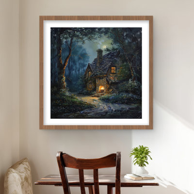 Hidden Shack - Framed Matted Print for Home Decor