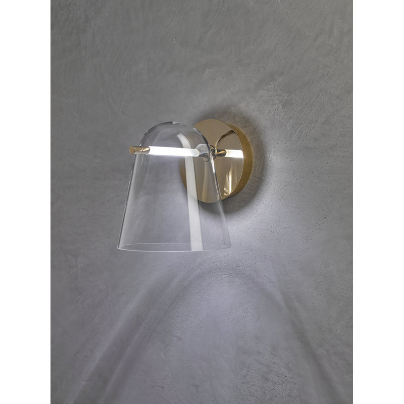 LED Armed Sconce, Gold, 3000K