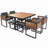 Acacia Wood Patio Dining Set