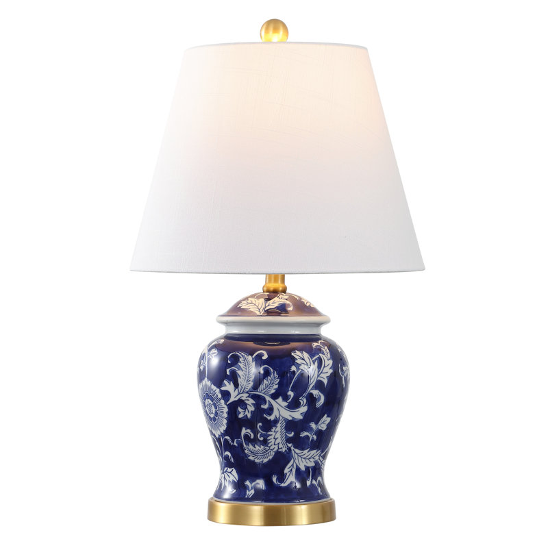 Lampe de table en laiton doré 22 po Mlawsky, Marine