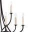 Lustre à niveaux 9 lumières façon bougie Ahslee