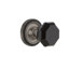 Rope Rosette with Waldorf Black Door Knob