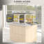 Bacs de rangement empilables avec couvercles, roues et pliables-136979943