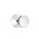 Passage Octagon Knob with Modern Rose