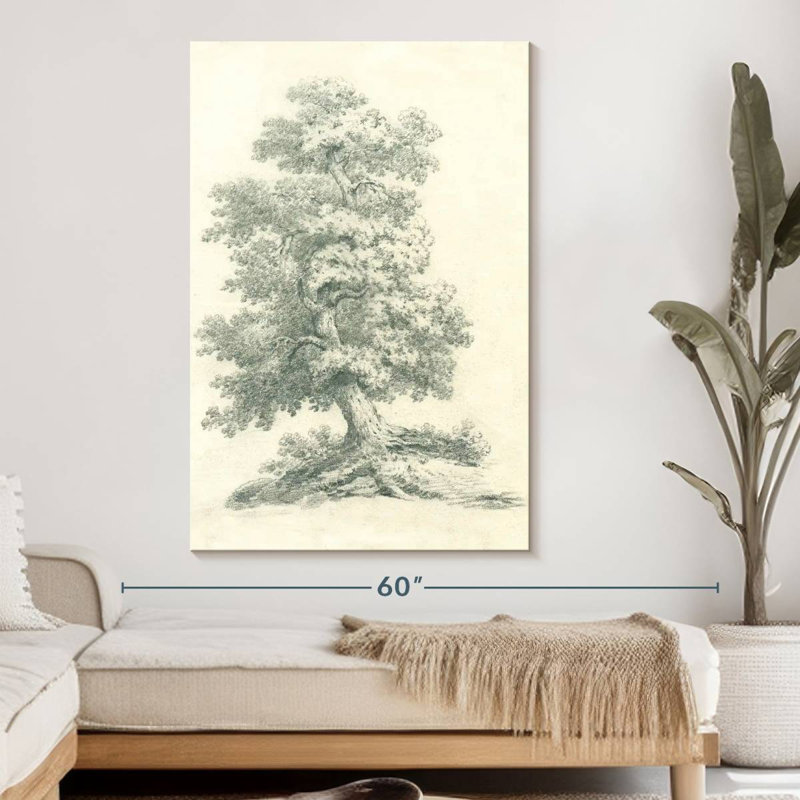 Tree Study II, 51" H x 34" W