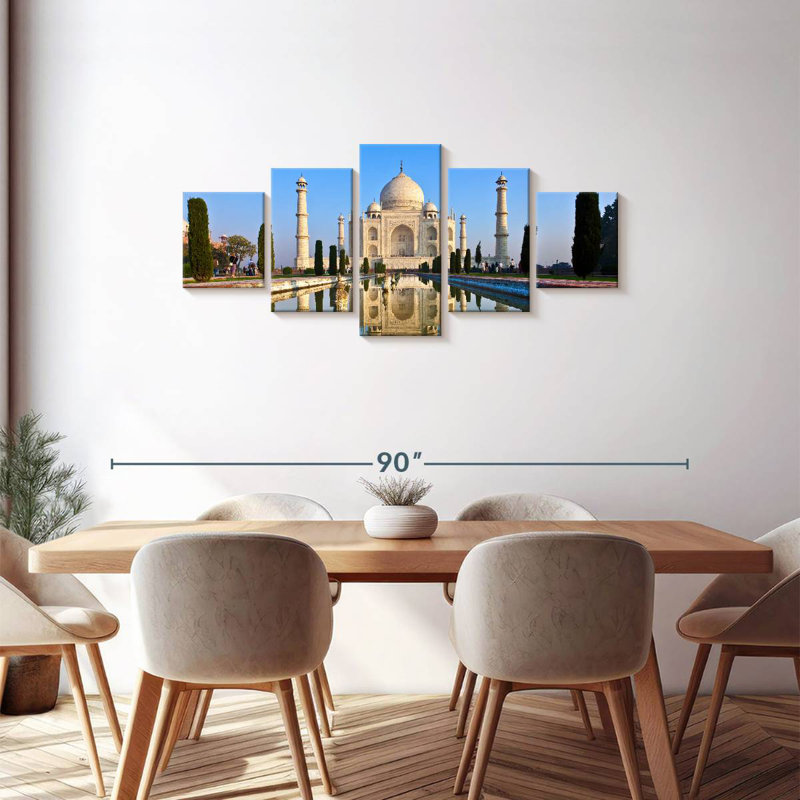 Taj Mahal, H 30 po x l 68 po