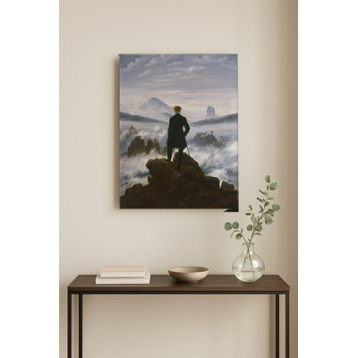 Voyageur contemplant une mer de nuages ​​(1818) — Portrait en métal