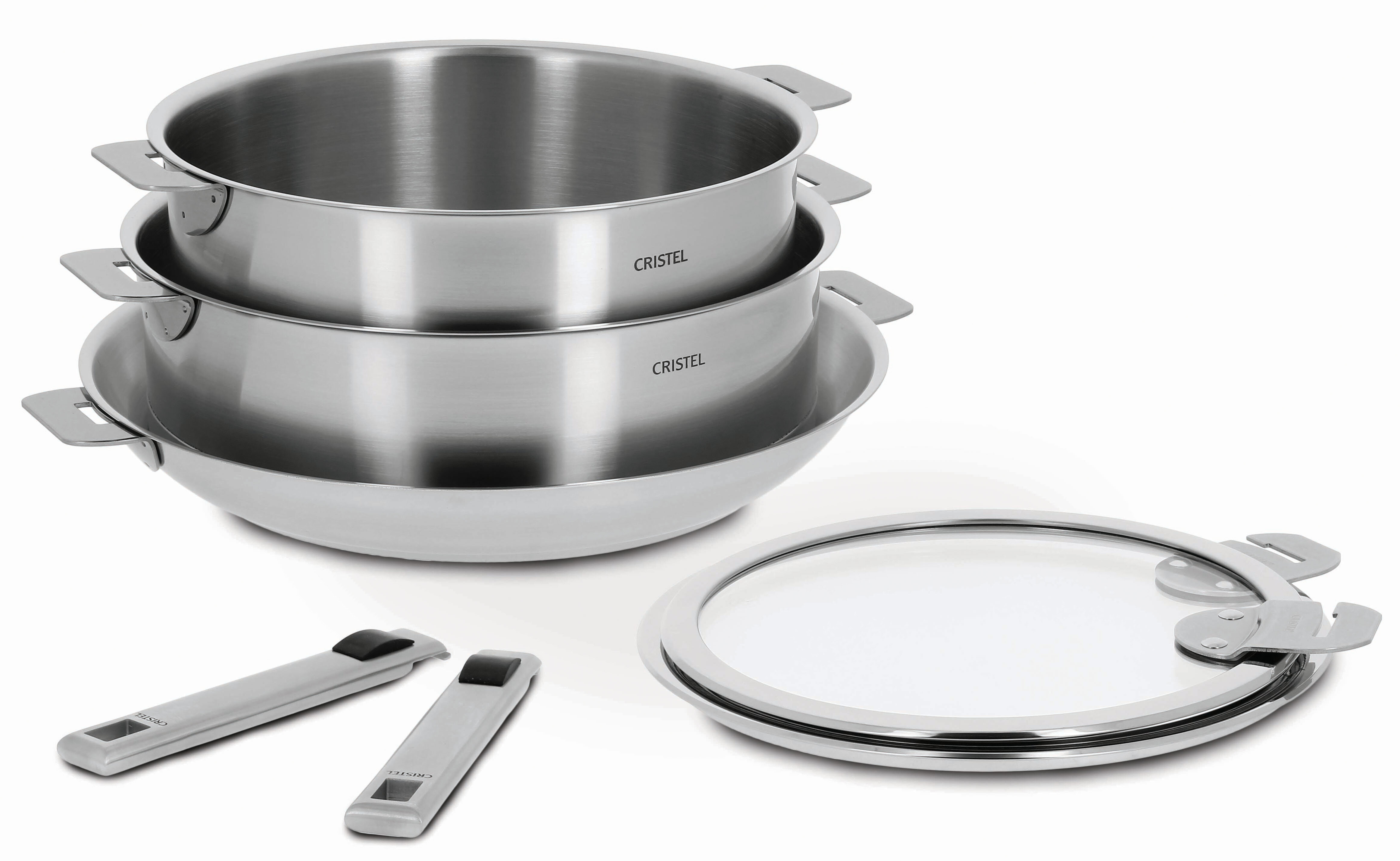 All-Clad d5 Stainless Brushed 7-Piece Cookware Set - 100