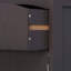 Armoire de rangement pour salle de bain, unité de rangement pour salle de bain autoportante, grande tour à linge avec tablettes à 3 niveaux et tiroir, brun