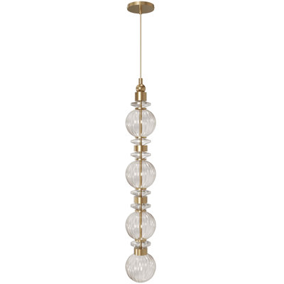 Avra Glass And Metal Pendant