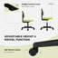 Chaise de bureau en filet Ovidia-1240108685