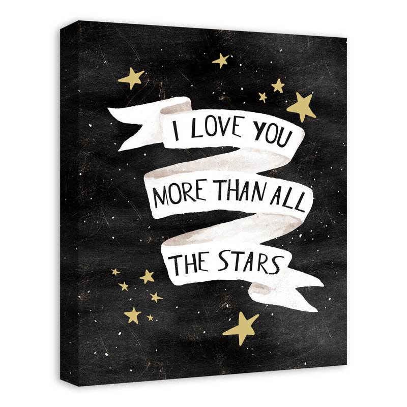 Art sur toiles i love you more Maggard, H 20 po x l 16 po x P 1,25 po, Toile tendue