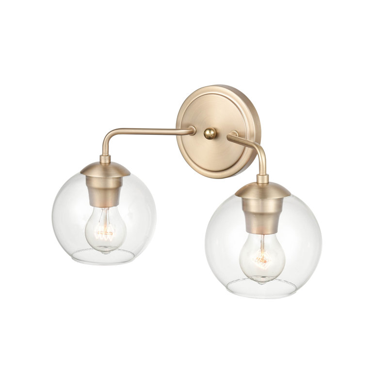 Éclairage pour meuble-lavabo moderne à 2 lumières à intensité variable Melynda