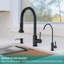Robinet de purificateur d'eau de cuisine avec distributeur de savon-93631363