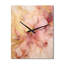 Horloge murale abstraite rose-706425593