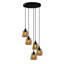 Pridgen 5 - Light Black Cluster Pendant