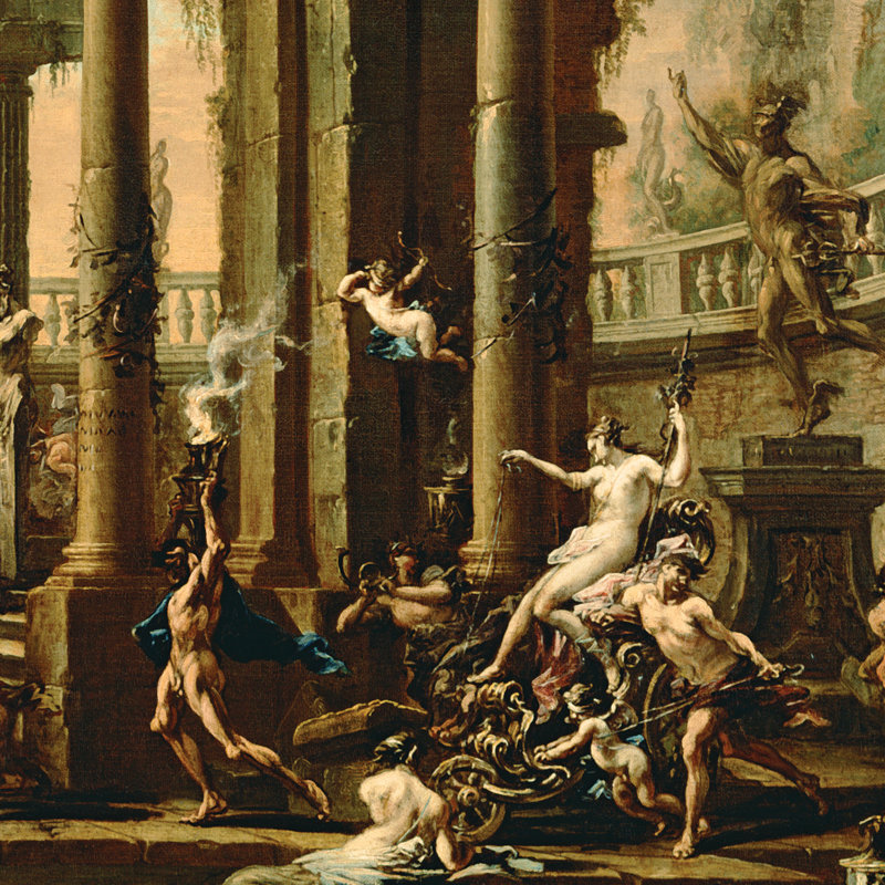 «The Triumph of Venus», reproduction de photo sur toile 1730 ', H 18,25 po x l 20,75 po x P 1,875 po