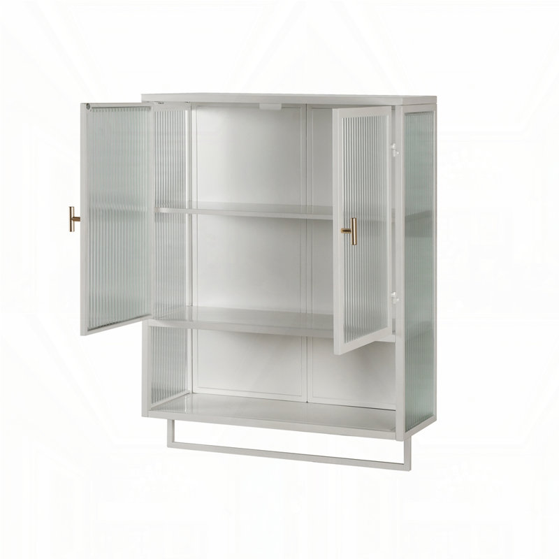 Armoire murale moderne à deux portes 23,62 po
