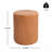 Outdoor Patio Round Mgo Side Table, Brown