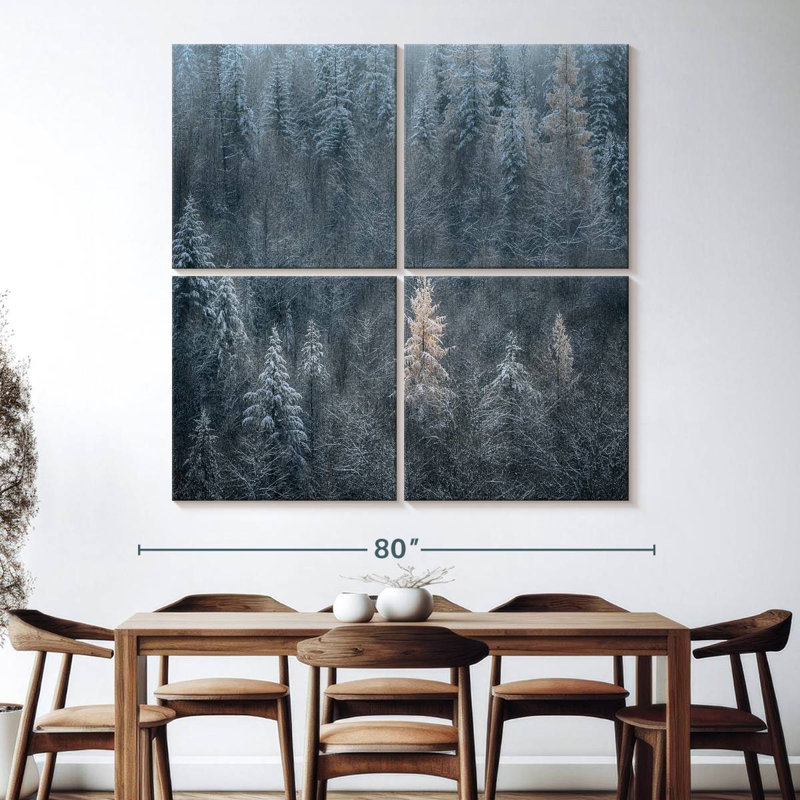 Alvord First Snow I, 74" H x 74" W