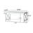 Outdoor Rectangular Acacia Wood Coffee Table-2134877794