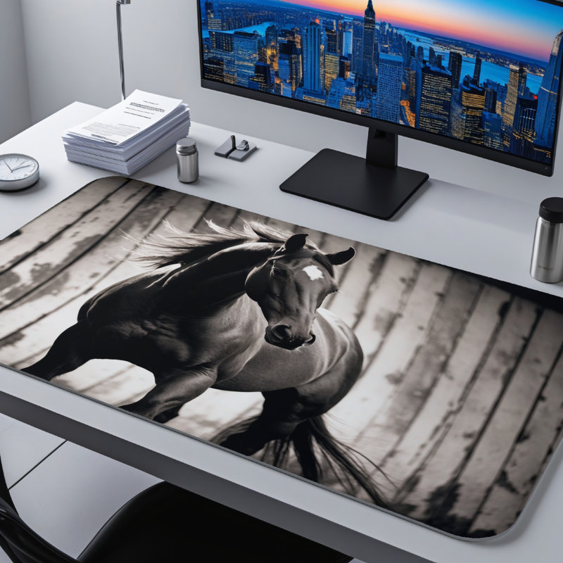 Polyester Desk Pad, 14.4x12.1