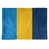 Bleu clair / jaune / bleu marine