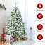 4.59' H Lighted Artificial Pine Christmas Tree