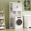 Washing Machine Cabinet with 2 Doors, Versatile Storage Unit
