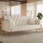 Canapé-lit 71 po convertible, canapé-lit en velours American Retro pour petits salons, chambres et bureaux-809606957