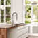 Spring Neck Standard Kitchen Faucet with Dual-Function spray head and Deck Plate