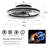 Indoor Bedroom Flush Mount Ceiling Fan with Light, LED Bladeless Ceiling Fan with Remote Control and Light Kit Include, Ideal For Low Ceilings-324309356