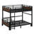 Metal Separable Bunk Beds With Raised Security Fence-1413973862