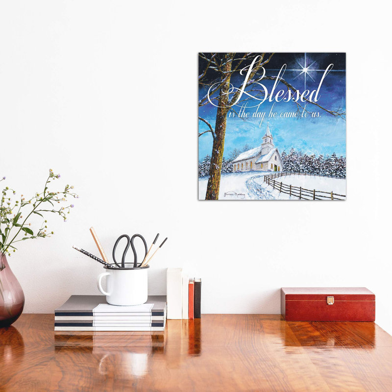 Blessed Church by James Redding - Wrapped Canvas Print, 45.72 cm H x 45.72 cm W x 1.91 cm D