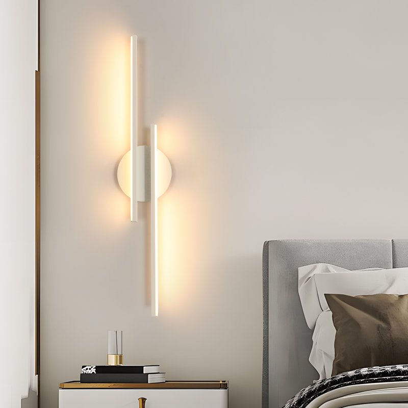 Modern 60cm White Linear Aluminium LED Wall Light