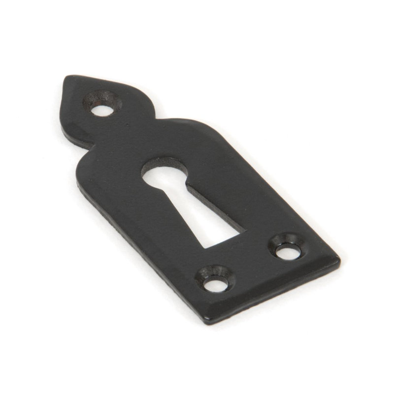 Gothic Escutcheon Rosette, Black