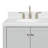 Cambridge 42.25'' Single Bathroom Vanity with Carrara Quartz Top-476305316