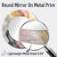 «Celestial Pink Balance Of Sinai Pearl Marble I», art mural miroir moderne, imprimé sur métal-1424101474