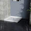 Base de douche 36 x 36 po Goodyo, drain centré et simple seuil