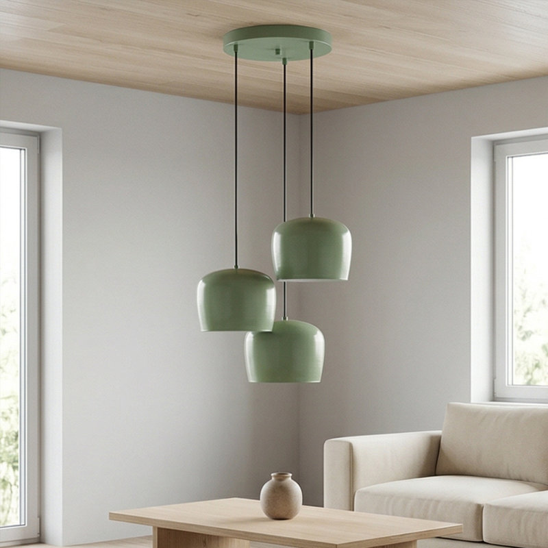 Elowen 3-Light Single Bell Cluster Pendant
