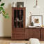 Armoire d'appoint en verre simple