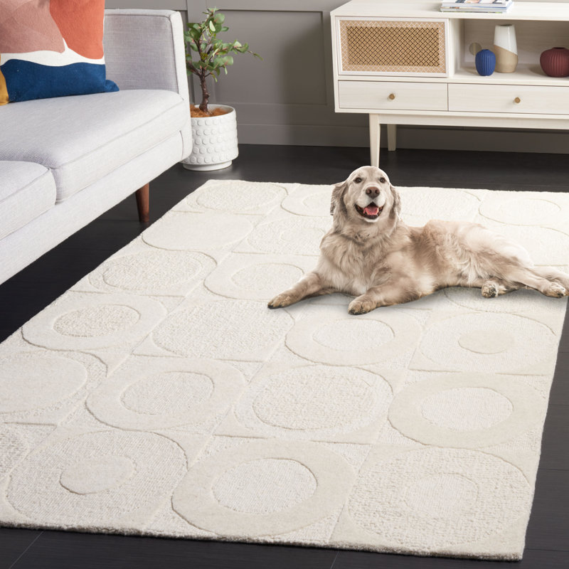 Tapis en laine Caidan, Rectangle de 5 pi x 8 pi