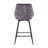 Lakyia Swivel Upholstered Counter Stool with Metal Frame-101380302