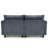 Modular Sofa Set with Ottoman, USB Ports & Side Pockets